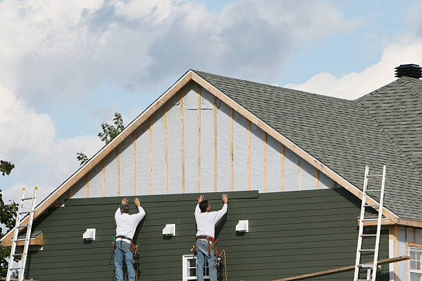 Professional Wood Siding technician working in East Rockaway, NY
